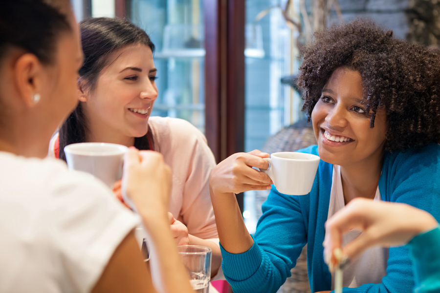 Focus group participants in discussion
